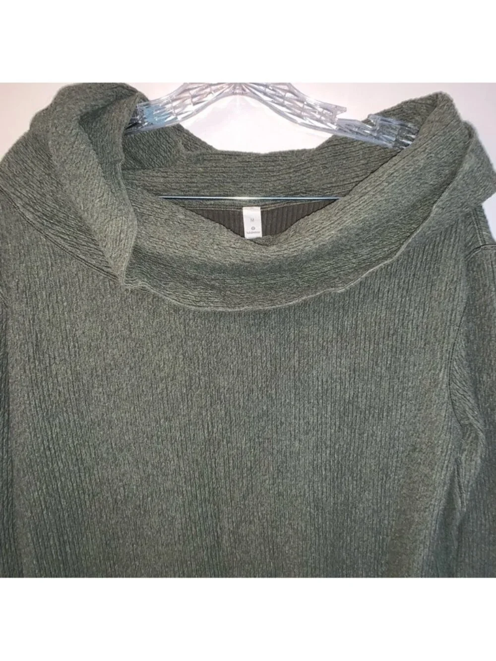Lululemon Along the Way Dress Heathered Dark Olive M